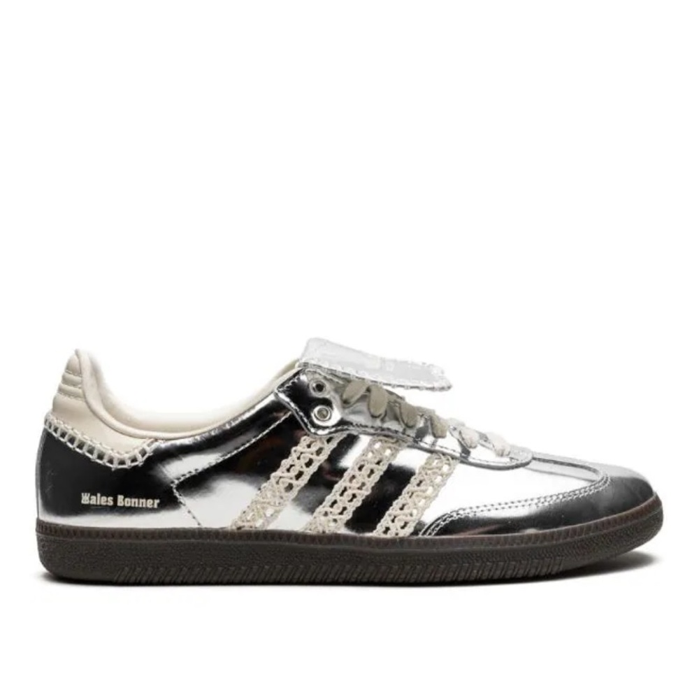 Adidas x Wales Bonner Silver Sambas size 8 (9 in Women’s)